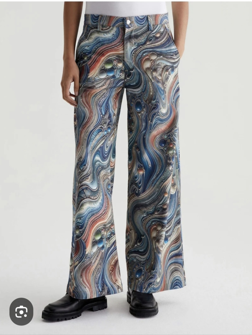 NWT AG Jeans Caden Wide Leg Trousers Size 28